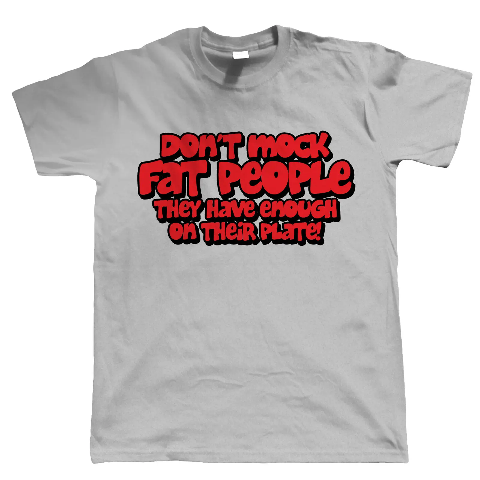 NO 'altura Imitacion Fat People Camiseta Divertida Hombre хипстерские футболки с короткими рукавами топы
