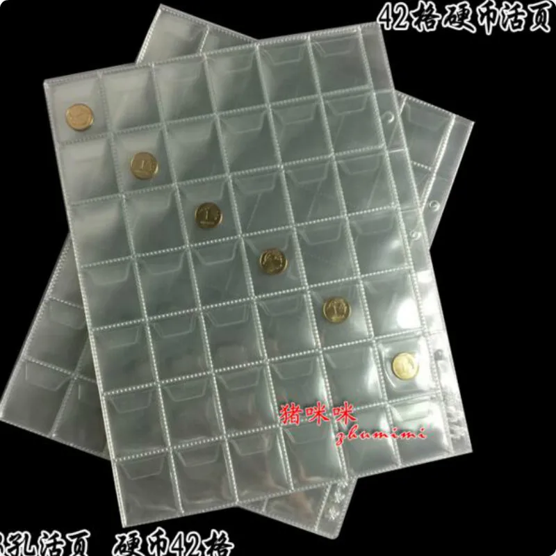 Альбом для монет прозрачный из ПВХ 10 шт. 30/42x250 мм|album for coins|album coin collectionfor coins |