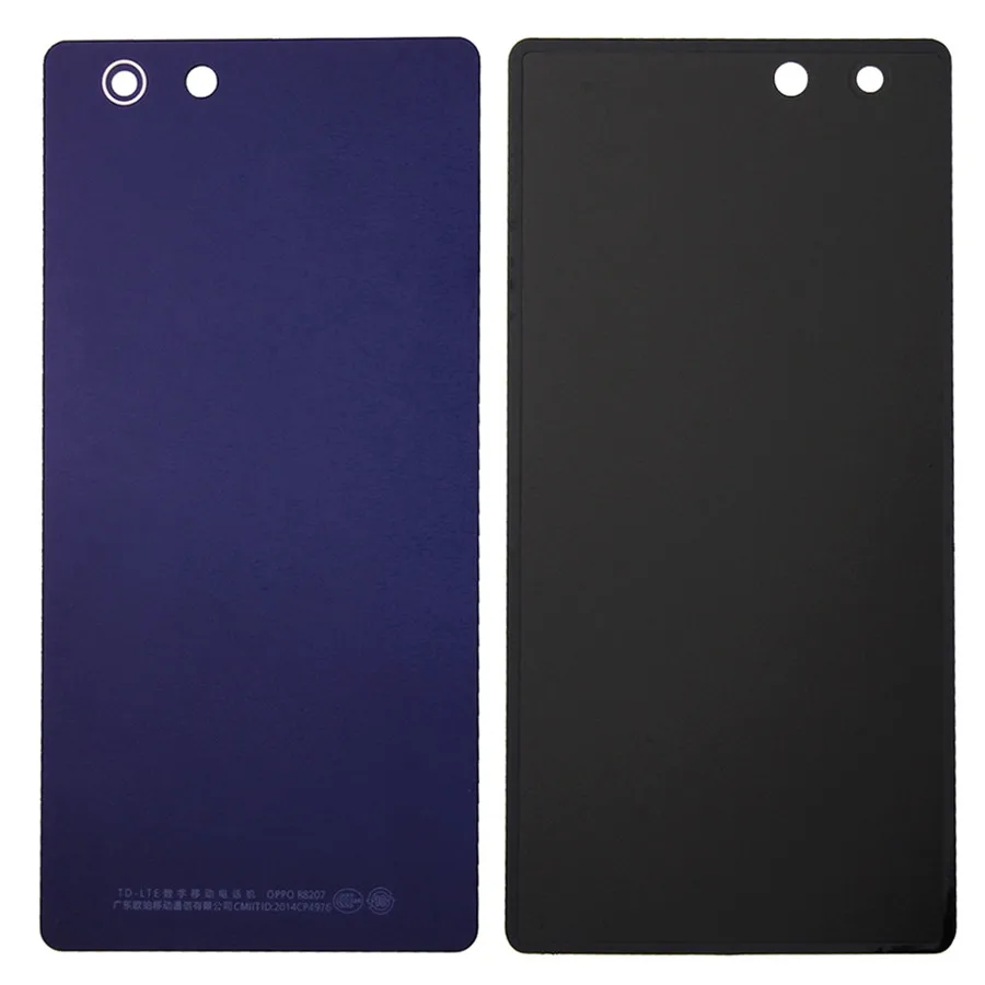 IPartsBuy OPPO R1 R829 Батарея задняя крышка - Цвет: Темно-синий