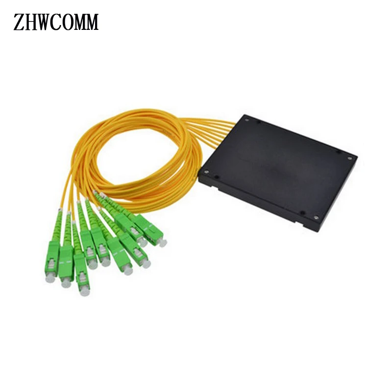 ZHWCOMM высокое качество 1 м SC APC 1X8 волоконно-оптический сплиттер SC/APC оптоволоконный