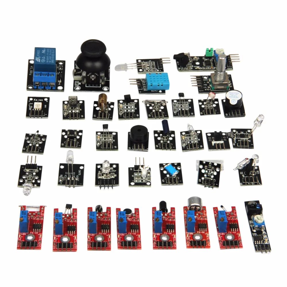 Комплект сенсорных модулей Ultimate 37 в 1 для обучающих пользователей Arduino Raspberry Pi
