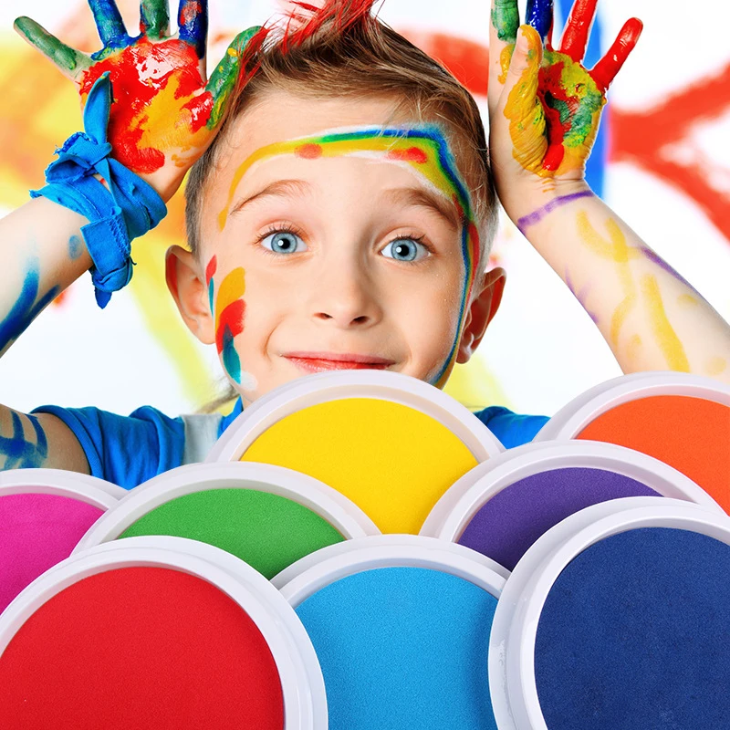 11 Стиль штемпельная подушечка для печати DIY пальчиковая живопись граффити