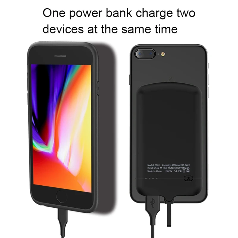 Чехол-аккумулятор для micro USB, android, чехол для смартфона, зарядное устройство для samsung, huawei, xiaomi, Nokia, lg, Bateria Externa de Celular, чехлы