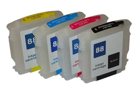 (4PCS) refillable empty 4color ink cartridge compatible For Officejet Pro K550 K550dtn | Ink Cartridges