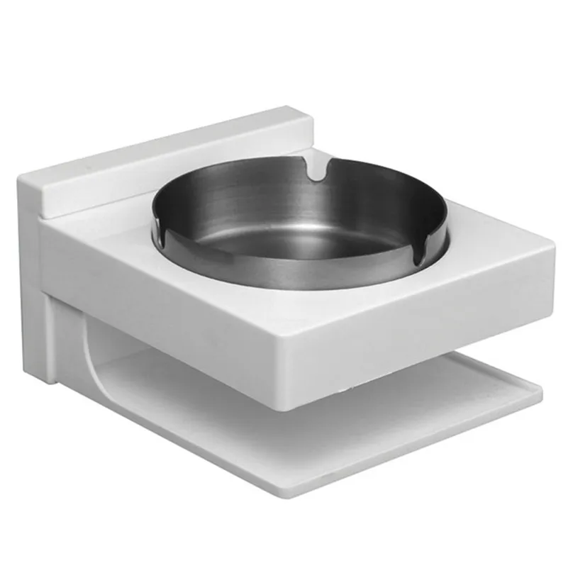 Bathroom Ash bin wall mounted ashtray outside pub garden office smoking box tray cigarett Ashtrays #4A02 | Дом и сад