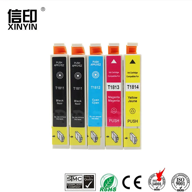 XColor T1811-4 Compatible Ink Cartridge For XP212 XP215 XP 225 XP312 XP315 XP412 XP415 XP102 XP202 XP205 XP302 XP305 XP402 XP405 |