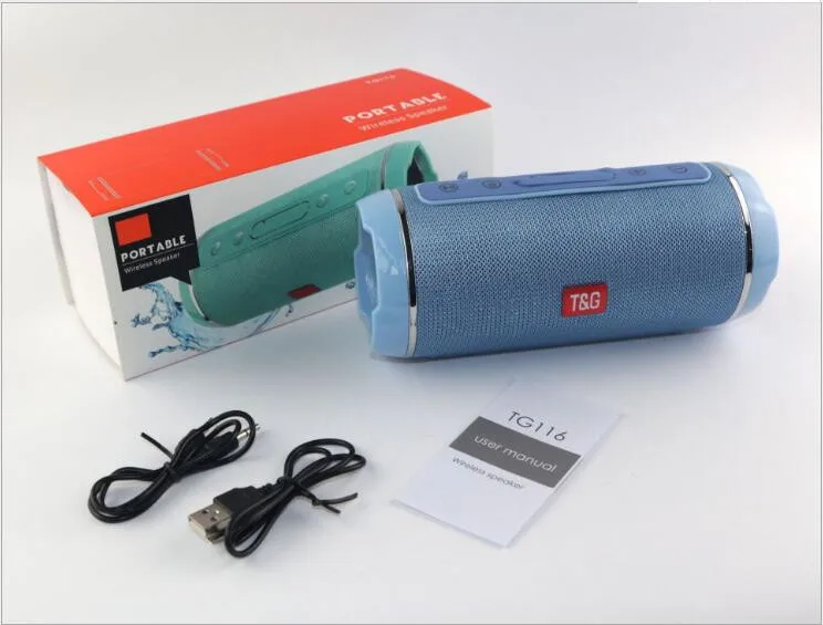 DDO Portable Bluetooth Speaker TG116 Wireless High Quality Outdoor Card Audio FM Radio | Электроника