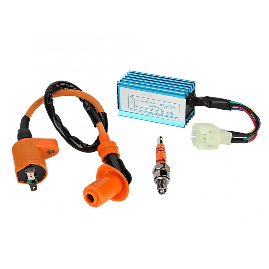 Модуль зажигания для мотоцикла комплект аксессуаров модификации катушки GY6 CDI