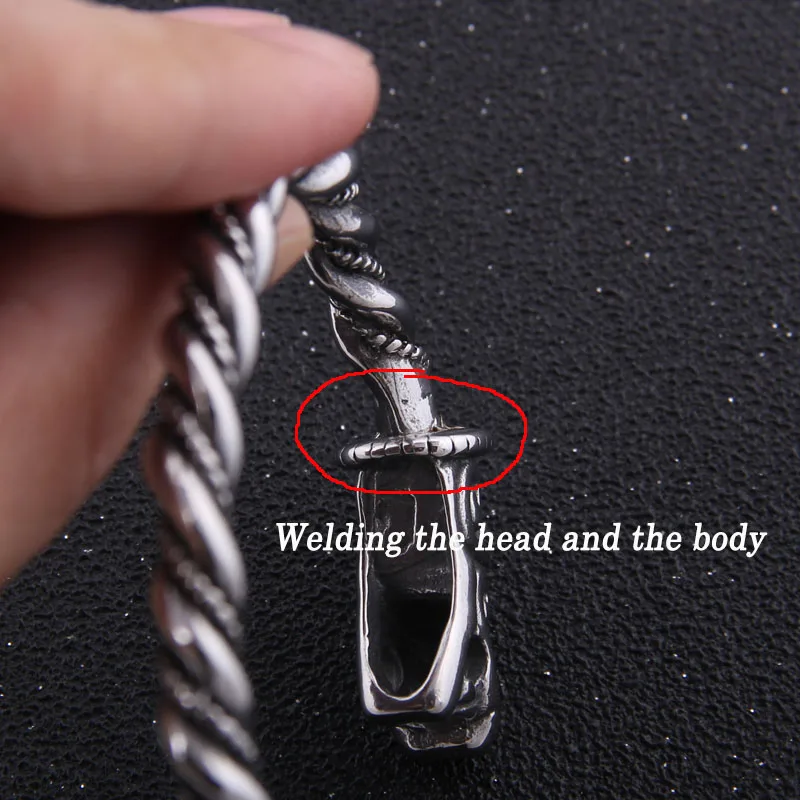 Браслет дракона из нержавеющей стали модные аксессуары мужской браслет