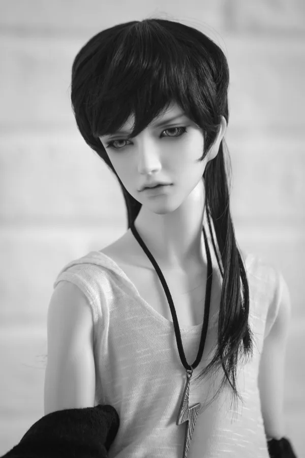 Парики для кукол BJD натуральные вьющиеся черные волосы доступны 1/3 DD аксессуары SD