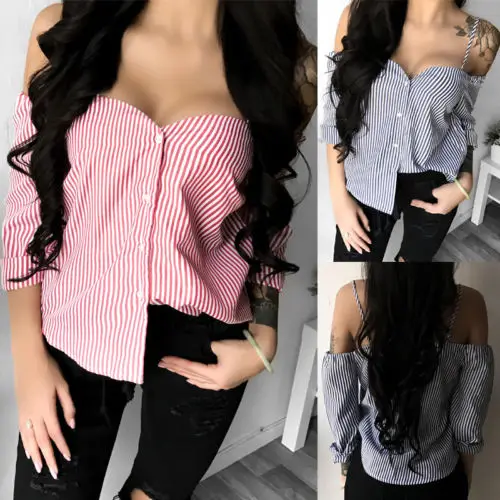 Футболка женская с длинным рукавом в полоску | Женская одежда