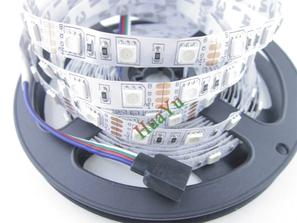 Светодиодный полосы 3528 5050 5630 3014 SMD светодиодные полосы светильник 5 м 300 светодиодный водонепроницаемый флайксбле газа ж/WW/красный/Y/B/G/цветная(RGB