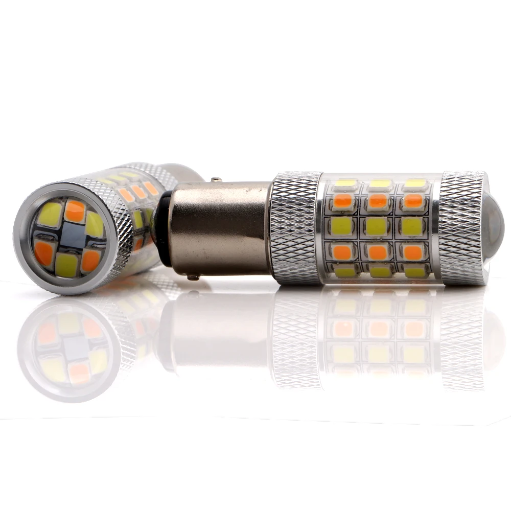 YM E-Bright 1 шт. 1157 p21/5 Вт 2835 BAY15D 12 В двухфункциональный переключаемый автомобильный