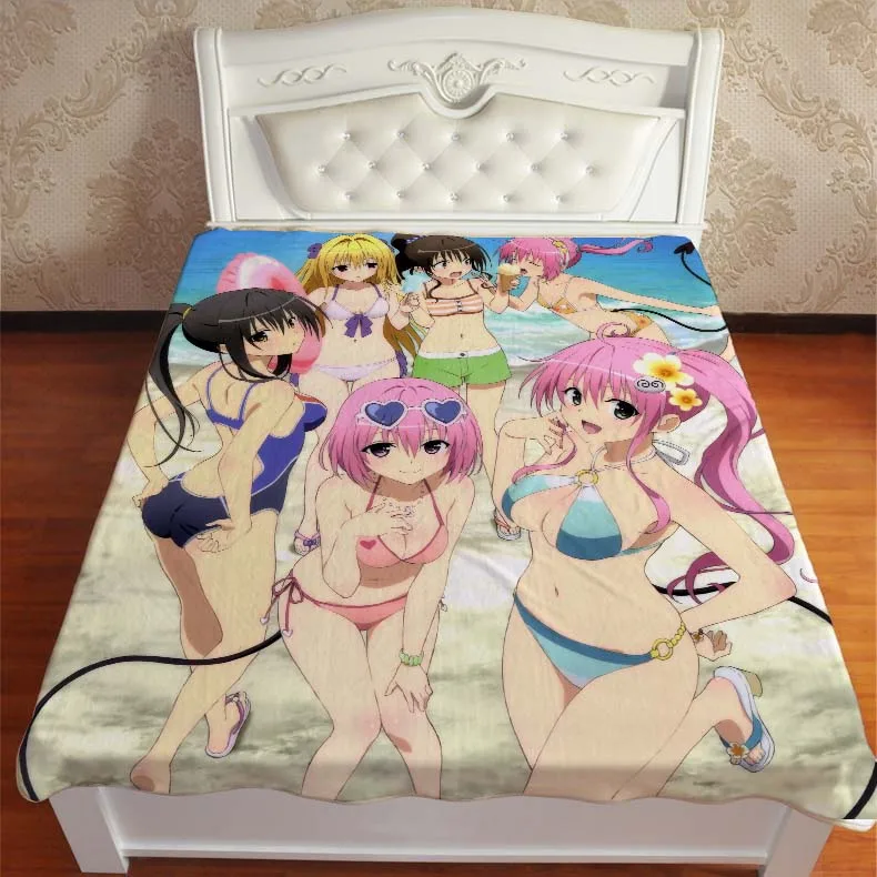 Аниме Манга To Love Ru Throw покрывало 001 | Дом и сад