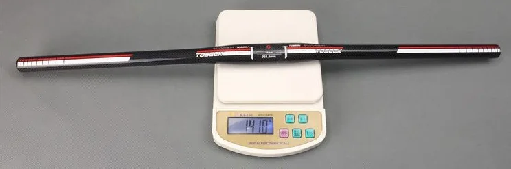 TOSEEK Новый mtb Горный Руль для велосипеда полностью углеродное волокно плоский