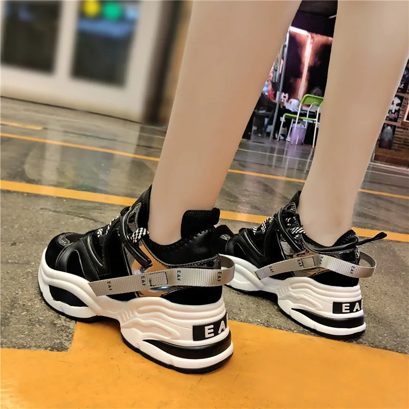 Кроссовки Bomlight женские на массивной подошве повседневная обувь Мокасины