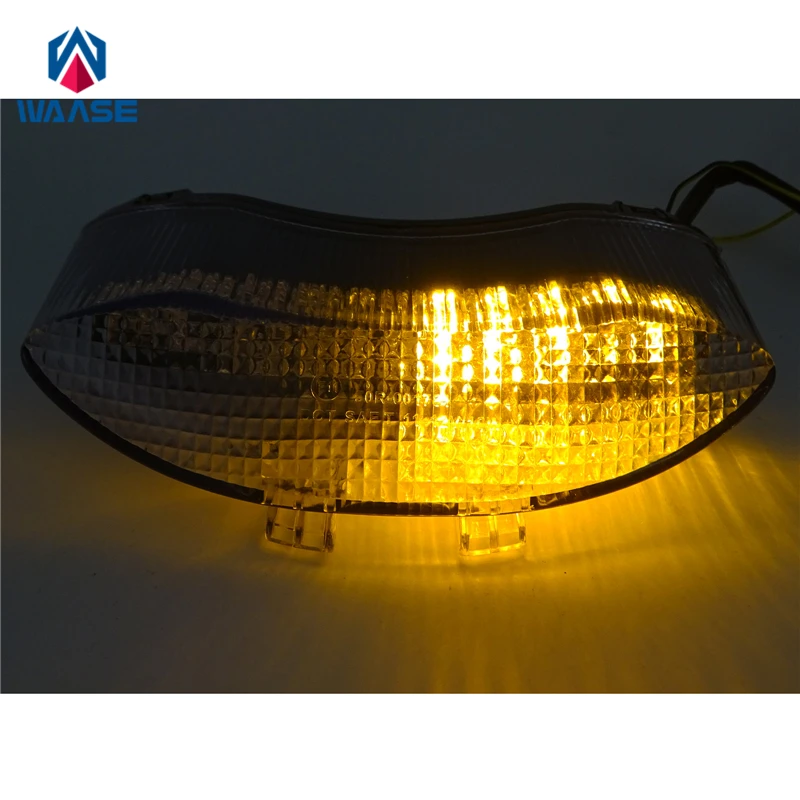 Waase задний фонарь задний тормоз встроенные Сигналы поворота Led Свет Прозрачный для 2008 2009 2010-2012 TRIUMPH speed Street Triple R