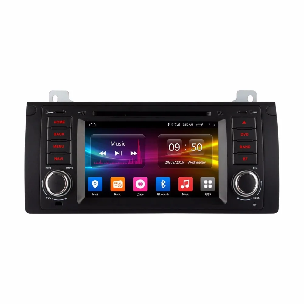 Vehicel 2 din автомагнитолы gps Android 6 0 мультимедийный плеер bluetooth для BMW E36 X5 E53 E38