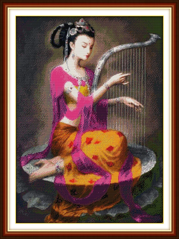 Joy Sunday Dunhuang Женская Серия Счетный 14CT и 11CT наборы для вышивки крестом DIY Ручная работа для вышивки домашний декор