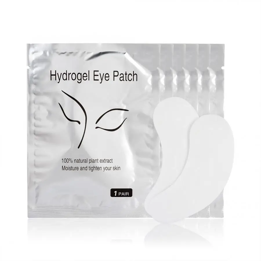 Патчи под глаза гелевые увлажняющие маски для наращивания ресниц 100