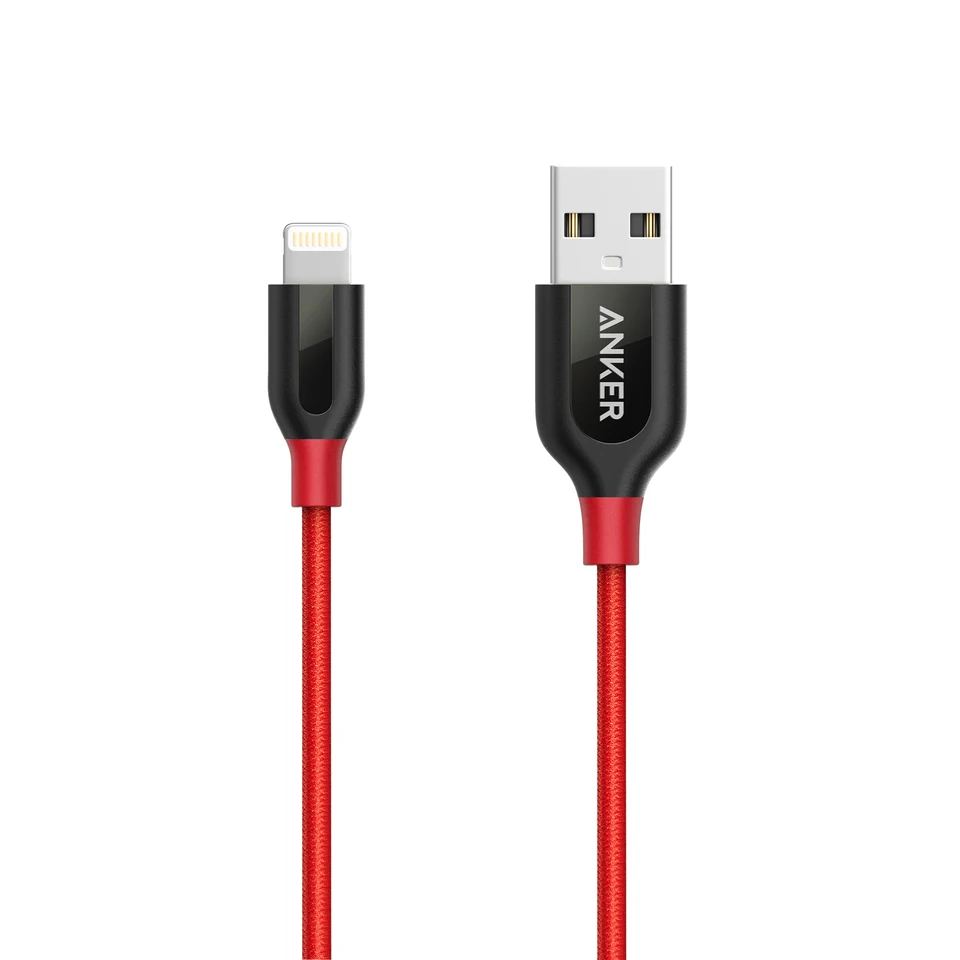 Anker for iPhone Cable PowerLine Plus Lightning to USB 2A Fast Charging Sync 7 3ft 90cm [A8121] | Мобильные телефоны и