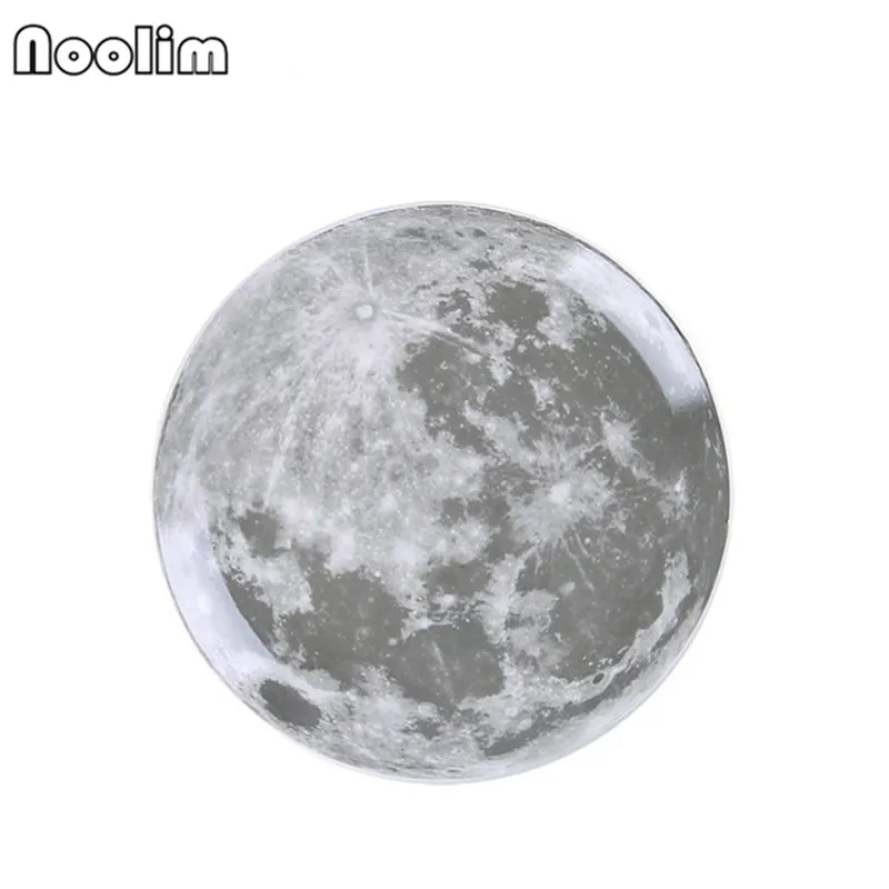 Moon Настенная подвесная декоративная тарелка, креативное космическое украшение, астронавт, современная керамика, Планетарная пластина - Цвет: Moon