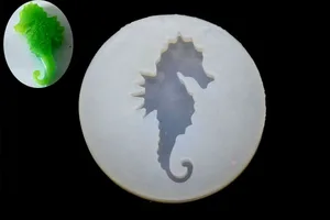 1 шт. морской конек из силикона формочка, Инструменты для декорирования рукоделия, подвесные украшения, инструменты для создания формы для эпоксидной смолы для ювелирных изделий