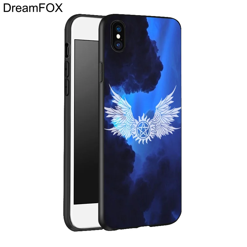 DREAMFOX K204 sobrenatural Black Soft TPU Silicone Case Cover For Apple iPhone 11 Pro XR XS Max X 8 7 6 6S Plus 5 5S 5G SE |