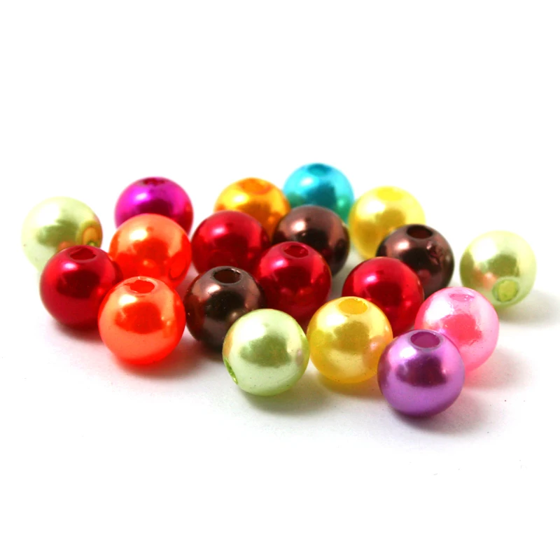 Бусины из АБС пластика под жемчуг 15 цветов 8 мм 130 шт./лот|bead|beads czbead kits for adults |