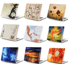 Жесткий чехол с цветным мультяшным рисунком карты для Apple Macbook Air 11 13 Pro 13 15, Touchbar Retina 12 13 15 дюймов