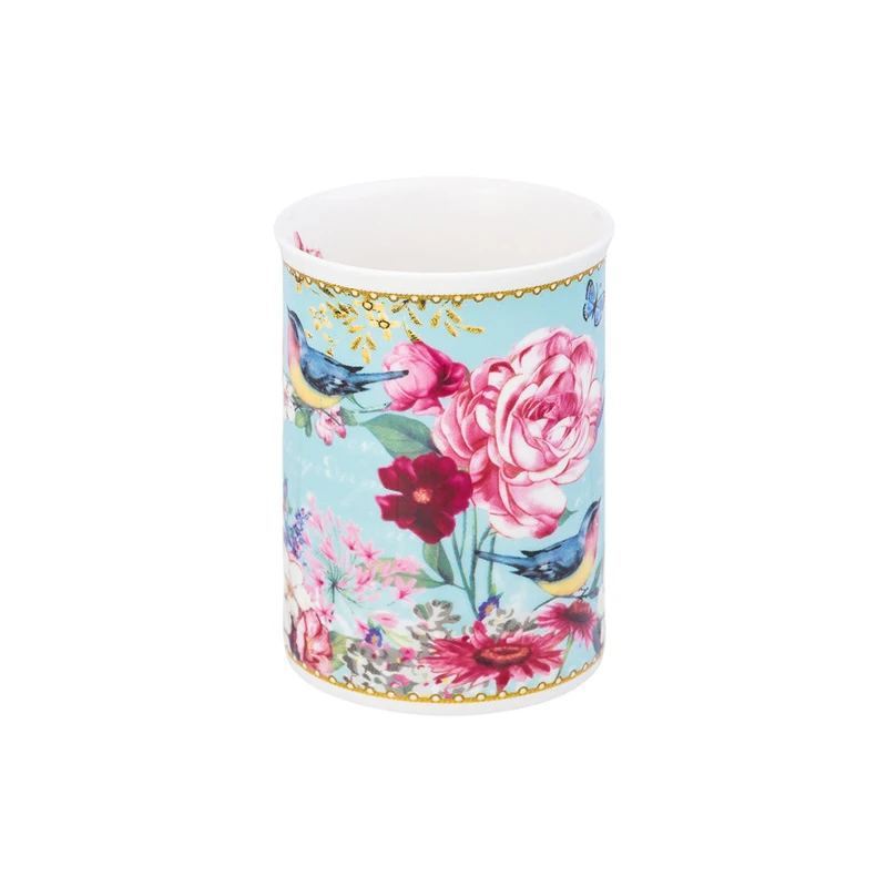 Кружка 300 мл 11*7 5*10 5 см &ampquotПтицы в цветах &ampquot NEW BONE CHINA |