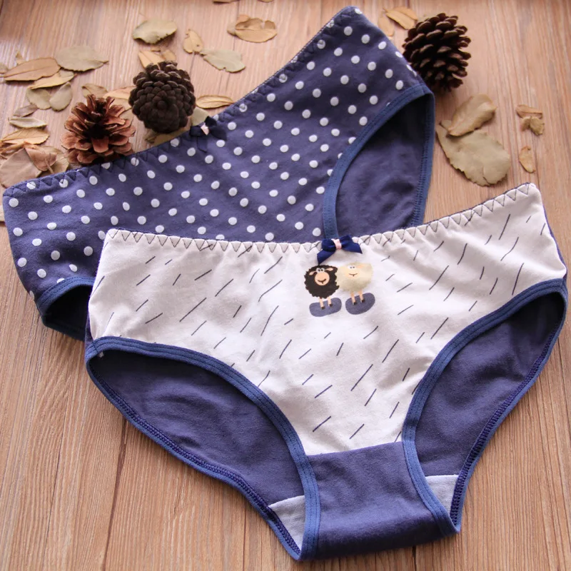 girls underwear 5pc/lot The goat cotton candy low waist briefs young girl panties Teenagers 5 style lovely intimate 2019 | Мать и ребенок