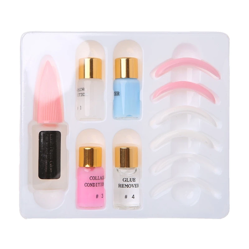 

Pro Eyelash Lash Eyelashes Wave Curling Perming Curler Rod Glue Perm Kit Set
