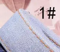 1 1 м/партия 10 25 40 мм джинсовая ткань лента ленты DIY аксессуары для одежды ожерелье ремесло волос лук материал - Цвет: 1