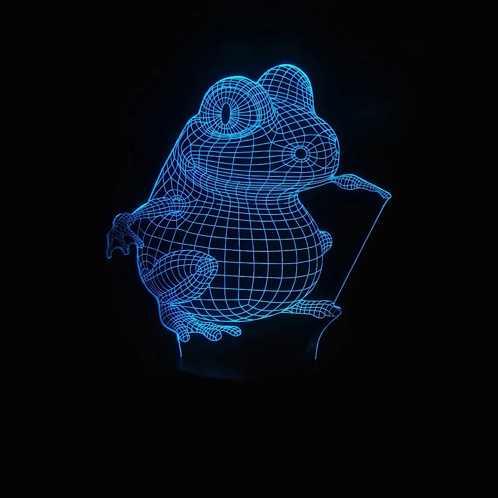 Светодиодная 3d лампа Оптическая иллюзия ночник с изображением мультяшной