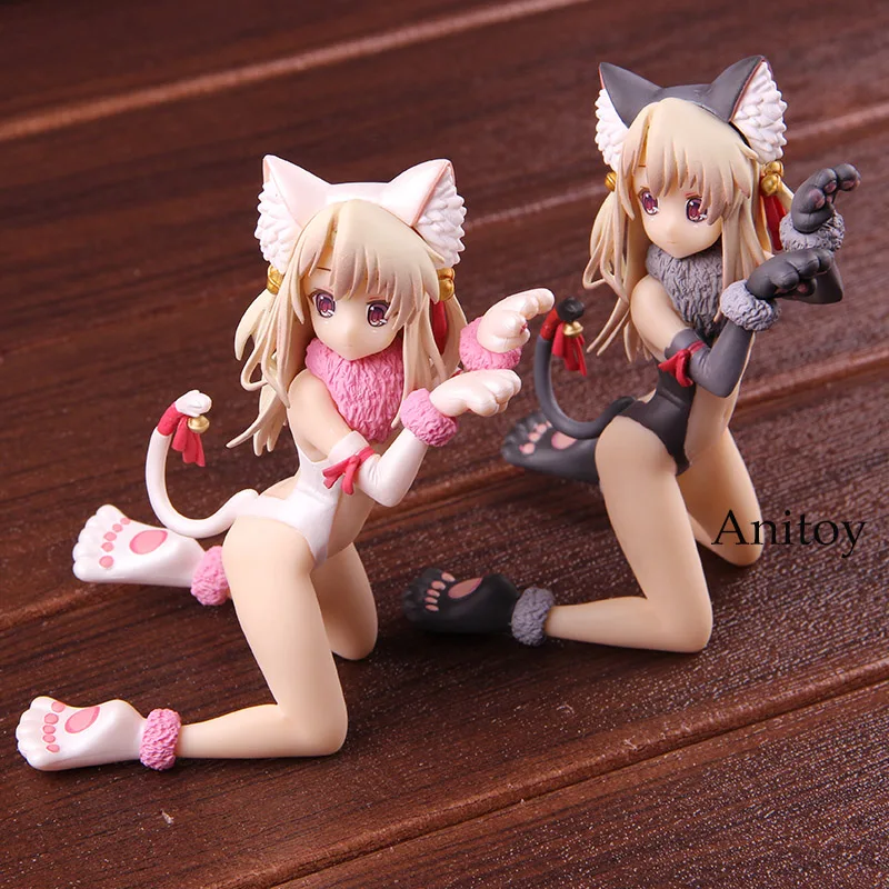 Fate Kaleid Liner Prisma 2wei Herz! Illya Illyasviel Von Einzbern Cat Girl Ver. ПВХ Аниме Фигурки Коллекционная модель игрушки