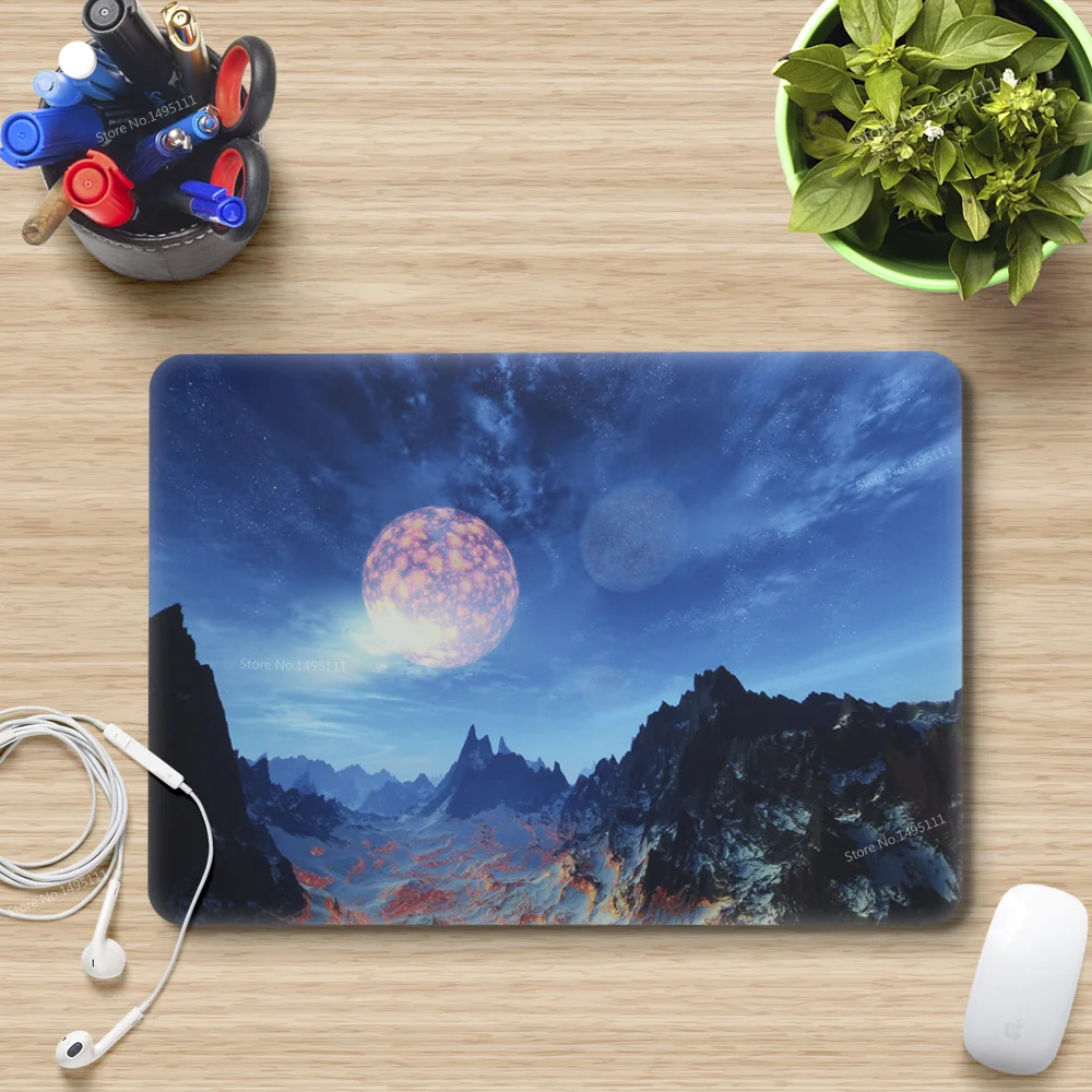 Чехол для ноутбука с принтом пейзажей MacBook Air Pro Retina 11 12 13 15 дюймов Новый сенсорной