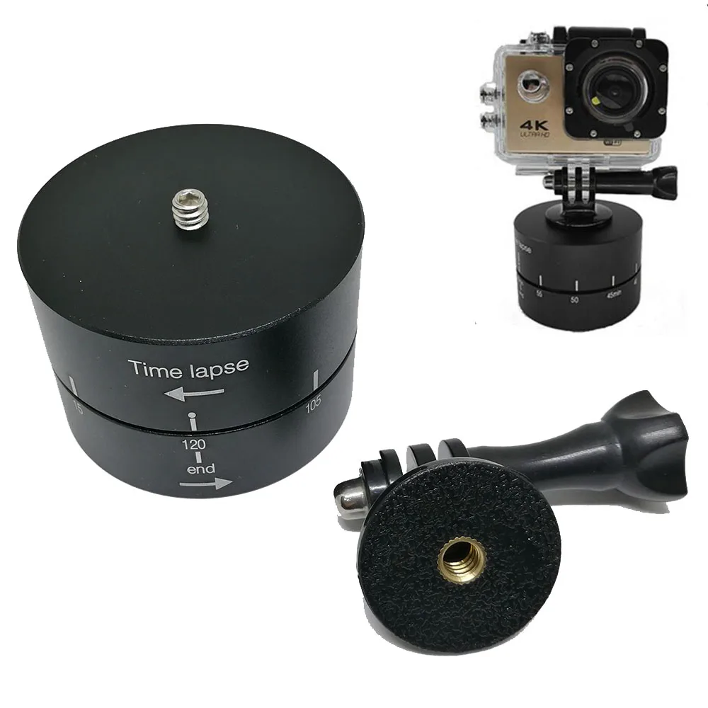Для Go Pro аксессуары 120 MUNITE 360 градусов панорамирование вращающийся промежуток