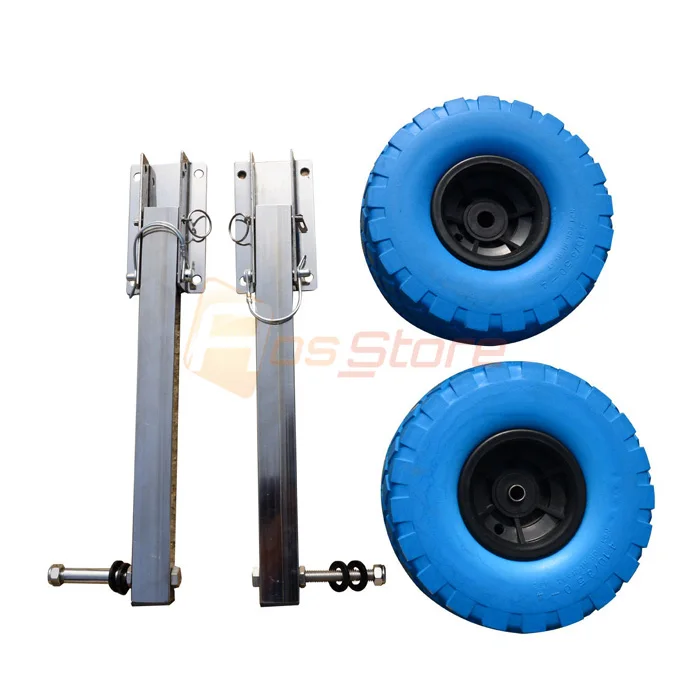 Новинка катер из нержавеющей стали колесо для запуска тележка надувной лодки