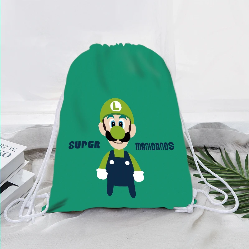 Kawaii классический Super Mario Bros серии модный аниме рюкзак высокого качества для