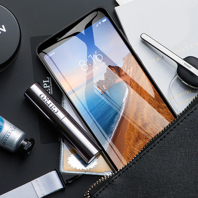 Закаленное стекло для xiaomi redmi 7A полное покрытие Защита экрана 7 A Оригинальная