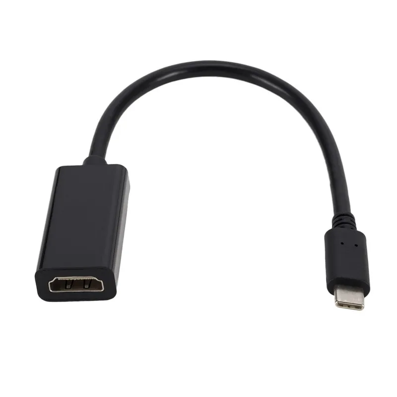 Черный адаптер USB 3. 0 Type C HDMI HD Женский видеокабель конвертер кабель для ноутбука