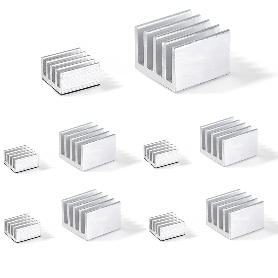 Raspberry Pi радиатор алюминиевый с 3 м клейкой лентой теплоотвод для B 2 1 +|Аксессуары