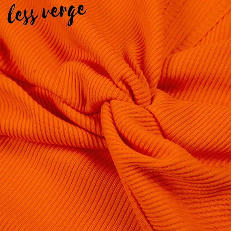 Lessverge ФЛУОРЕСЦЕНТНОЕ Открытое сексуальное платье мини с коротким рукавом
