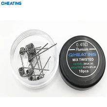 Смешанная скрученная 0 45 Ом 10 шт./корт. 2*0 8 + 26ga готовая катушка