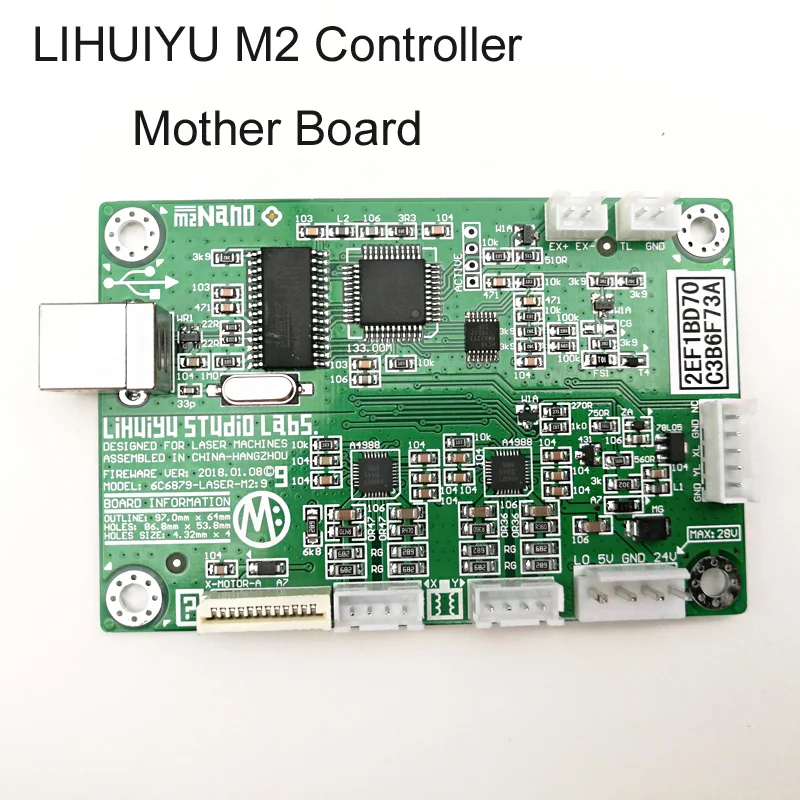 Материнская плата LIHUIYU M2 Nano Laser Control ler материнская панель управления ключ B USB
