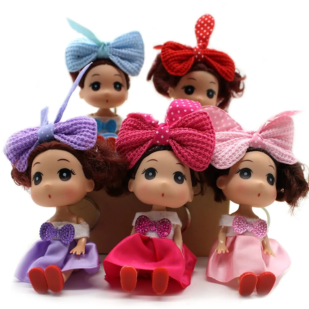 SUN &amp CLOUD 5 Pcs/Set Fashion Mini 12cm Kawaii Doll for ddung Girl With Beautiful Dress Wedding | Игрушки и хобби