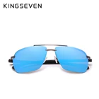 Мужские солнцезащ. Очки в оправе KINGSEVEN, черно-серые солнцезащитные очки в оправе из TR90 с поляризованными зеркальными линзами, лето 2019