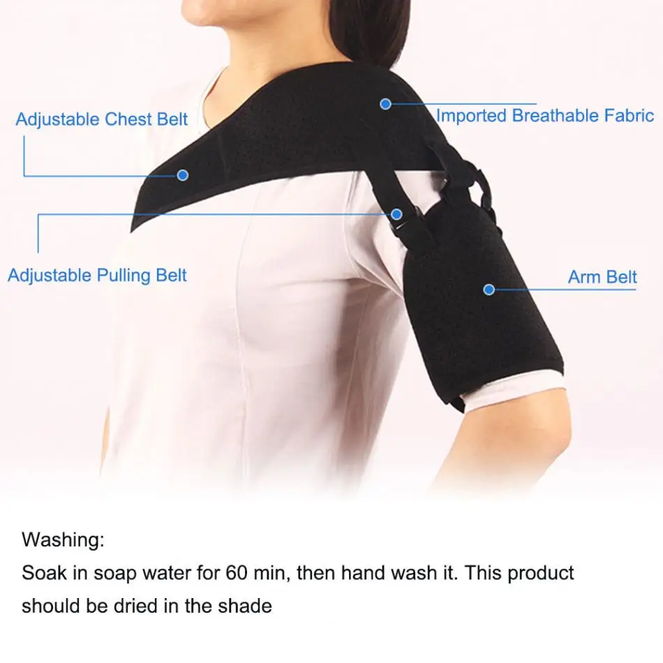

Adjustable Shoulder Joint Support Strap Arthritis Pain Relief Shoulder Injury Dislocation Rehabilitation Brace Protector Bandage