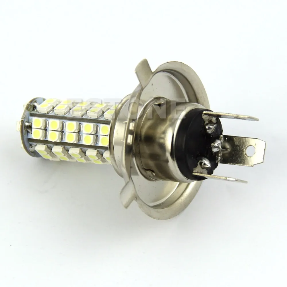1 шт. H4 3528 68 SMD светодиодный 6500 К 310 люмен белый туман светильник лампы головной